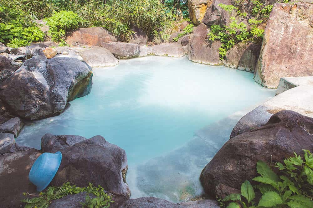 Ougon no Yu outdoor onsen in Myoko