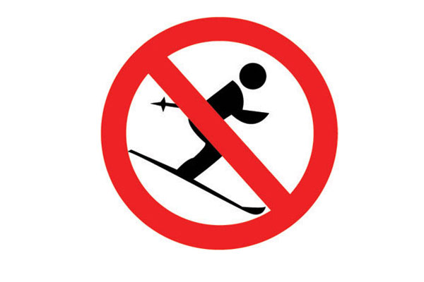 No-Skiing